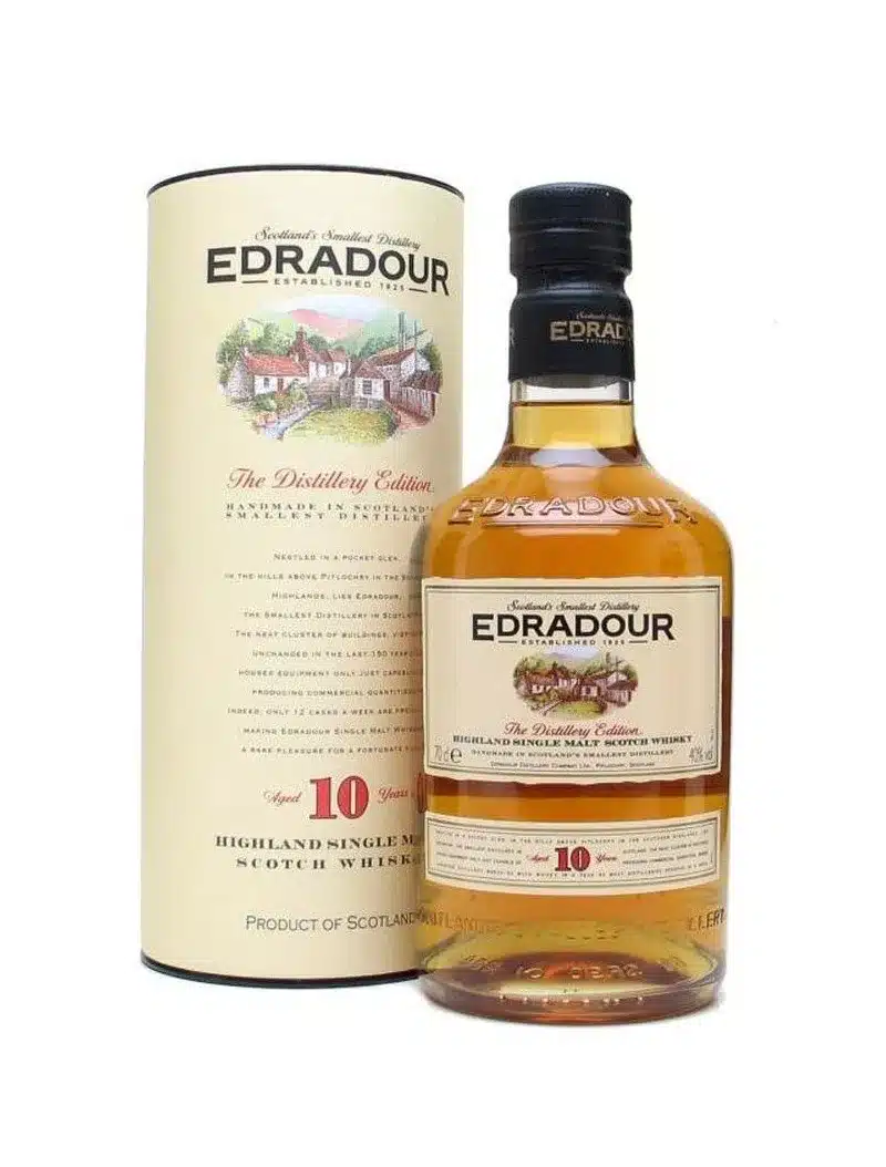 Whisky Ecossais Edradour 10 ans avec étui