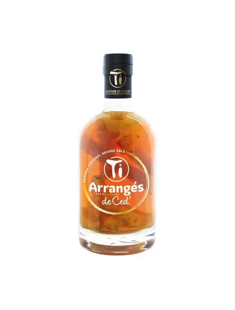 RHUM Ti ARRANGES DE CED - Ananas Caramel Beurre Salé 32% - MonWhisky