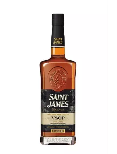 Rum SAINT JAMES VSOP 43% - 2 glasses Gift Box