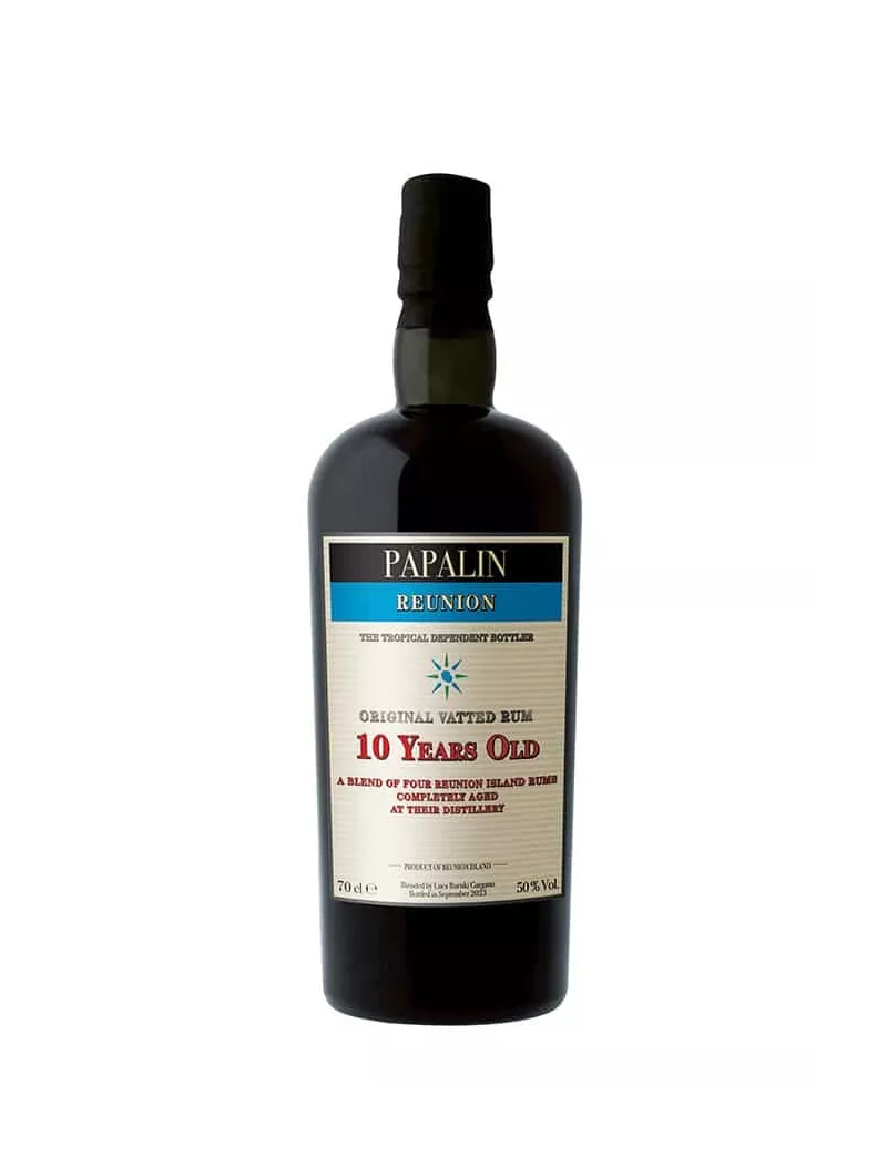Rhum PAPALIN 10 ans REUNION 50% - MonWhisky.fr