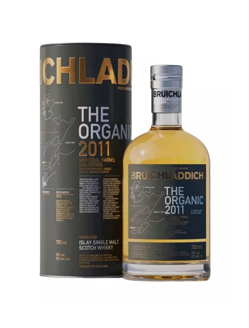 Whisky BRUICHLADDICH Organic 2011 50% | Mon Whisky