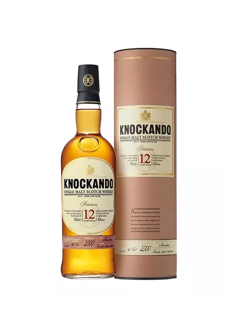 Whiskey KNOCKANDO 12 ans Season 43%