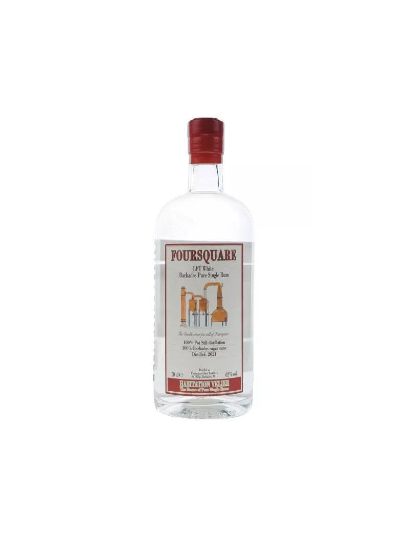 Rhum Foursquare LFT White High Esters 62%